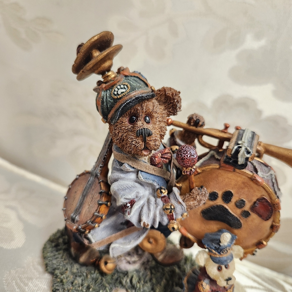 Boyds Bears Jonathan C. Tootsenwhistle Marjorie Marchalong One Bear Band 227806